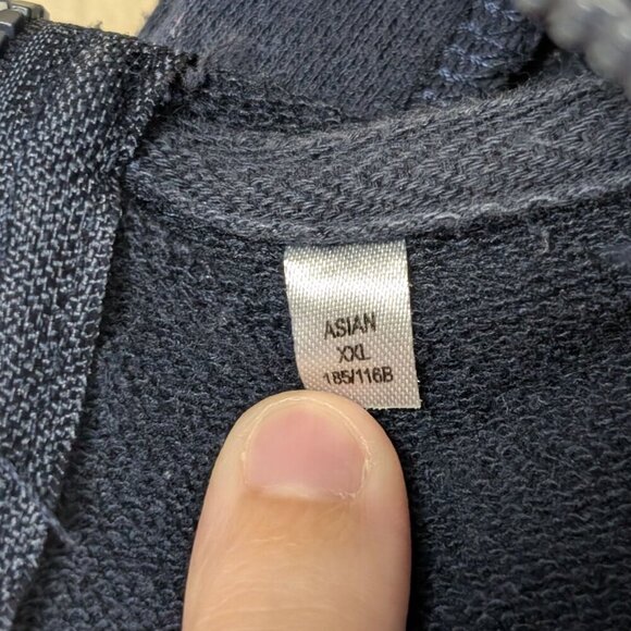 Microsoft Yin and Yang Zip up Hoodie Navy White Unisex US L Promotional - Picture 12 of 14